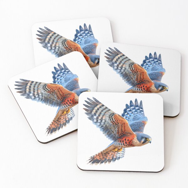 Item preview, Copy of Copy of Copy of Copy of Low poly illustration for lovers of Common Kestrel ,birds of prey and nature. designed and sold by wonderisland.