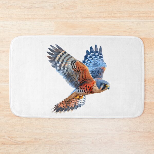 Item preview, Copy of Copy of Copy of Copy of Low poly illustration for lovers of Common Kestrel ,birds of prey and nature. designed and sold by wonderisland.