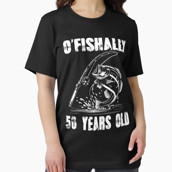 Item preview, Ofishally 50 Years Old Funny Fishing Birthday Fisherman designed and sold by PATTERN-ZART.