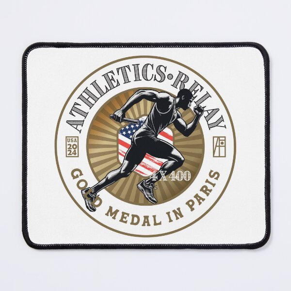Item preview, 2024 - USA - ATHLETICS - RELAY 4X400 - GOLD MEDAL - PARIS - 2 designed and sold by ArtProjectShop.