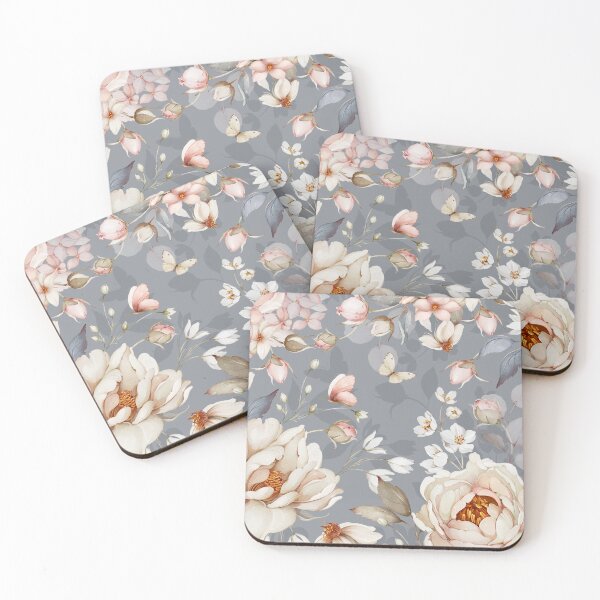 Item preview, Delicate Blossoms and Butterflies: Soft Floral Elegance designed and sold by coshe.