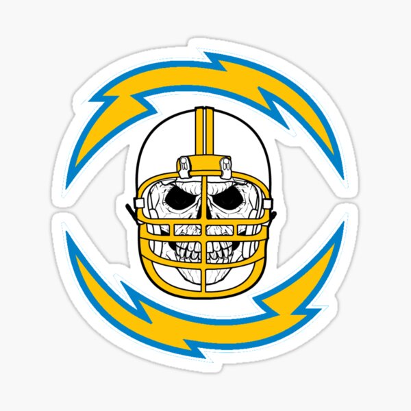 Item preview, Chargers Skull designed and sold by MurpheusTech.