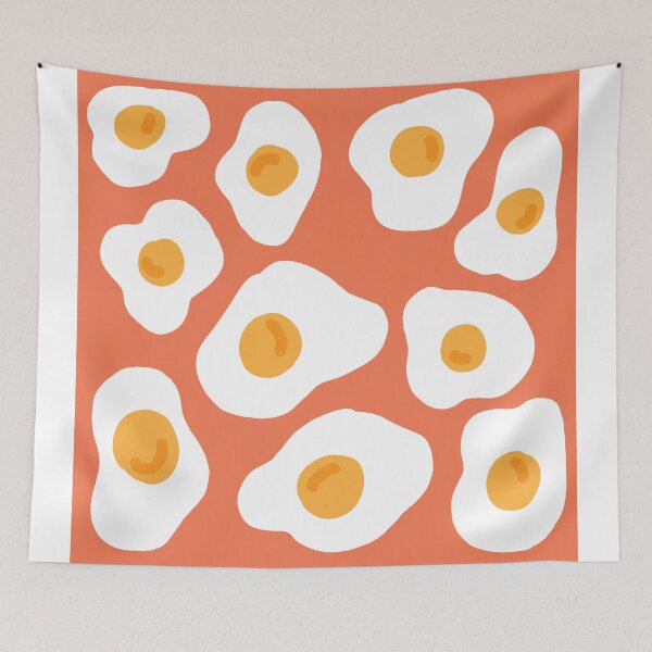 Item preview, Fried egg pattern designed and sold by SamMerrigan.