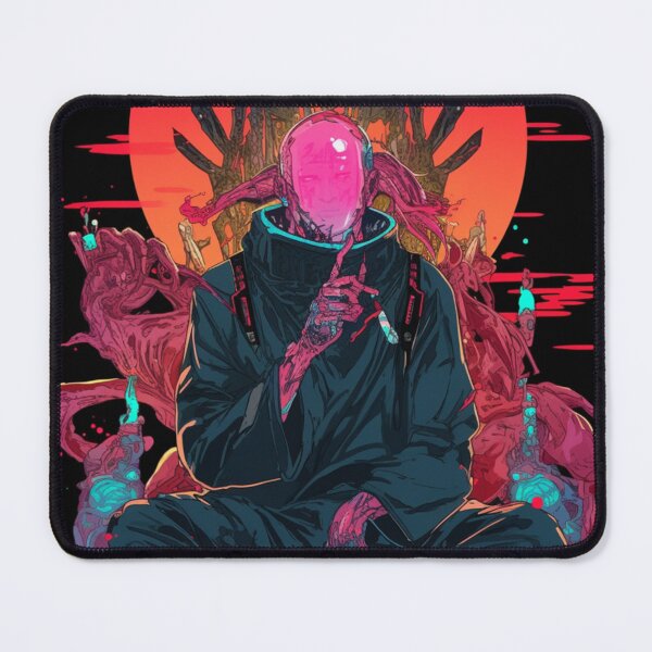 Item preview, Cyber Buddhist Monk 90s Anime Style Techwear Horror designed and sold by Nightarcade.