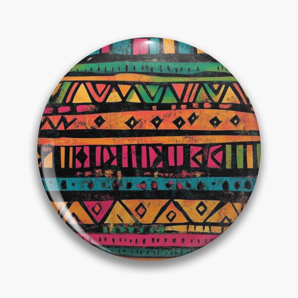 Item preview, Antique Aztec Tribal Colorful Pattern designed and sold by GrinGalore.
