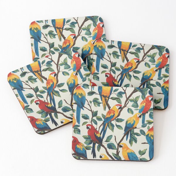 Item preview, Everybirdy Parrots Pattern 2 2024 designed and sold by GrinGalore.