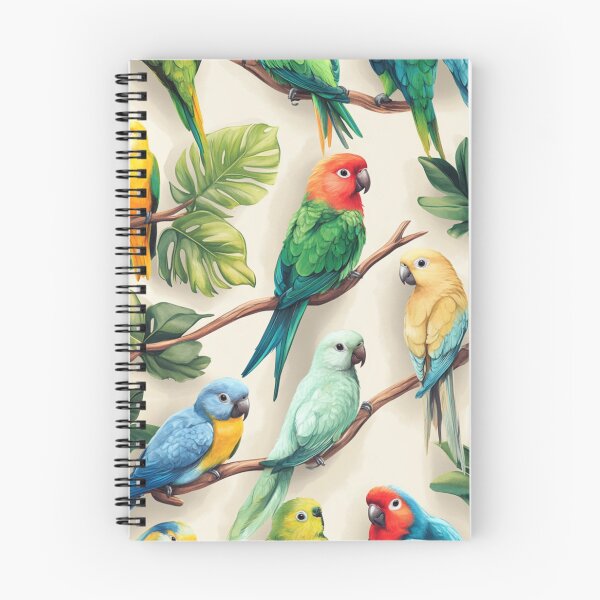Item preview, Everybirdy Parrots Pattern 3 2024 designed and sold by GrinGalore.
