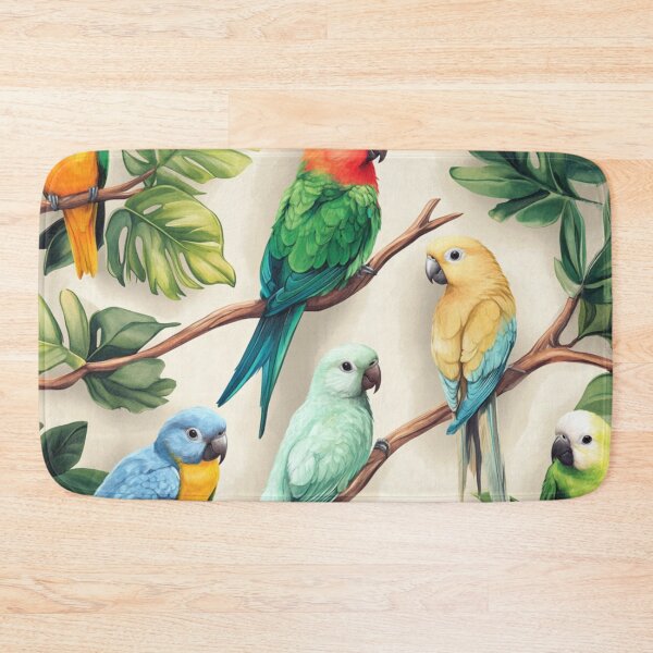 Item preview, Everybirdy Parrots Pattern 3 2024 designed and sold by GrinGalore.