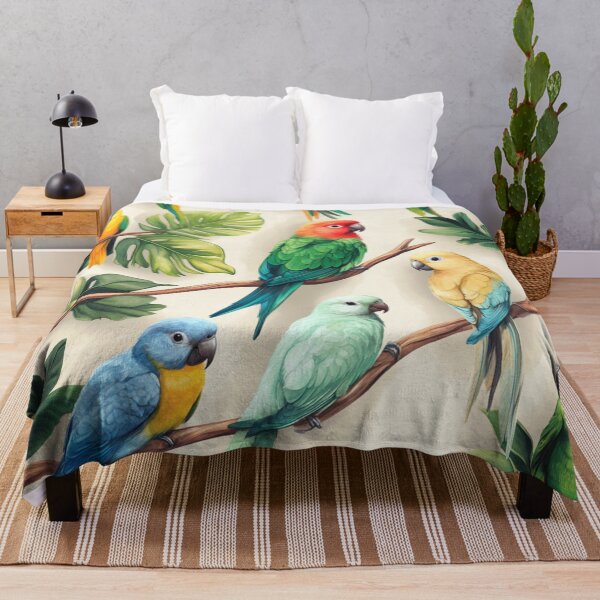 Item preview, Everybirdy Parrots Pattern 3 2024 designed and sold by GrinGalore.