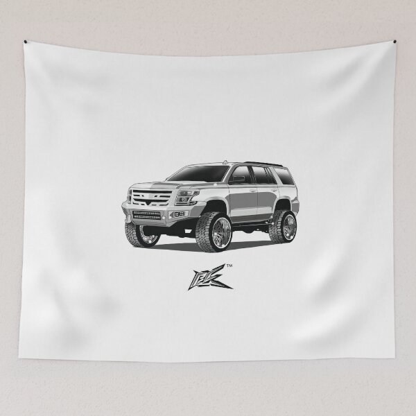 Item preview, chevy tahoe white  designed and sold by NaquashM.