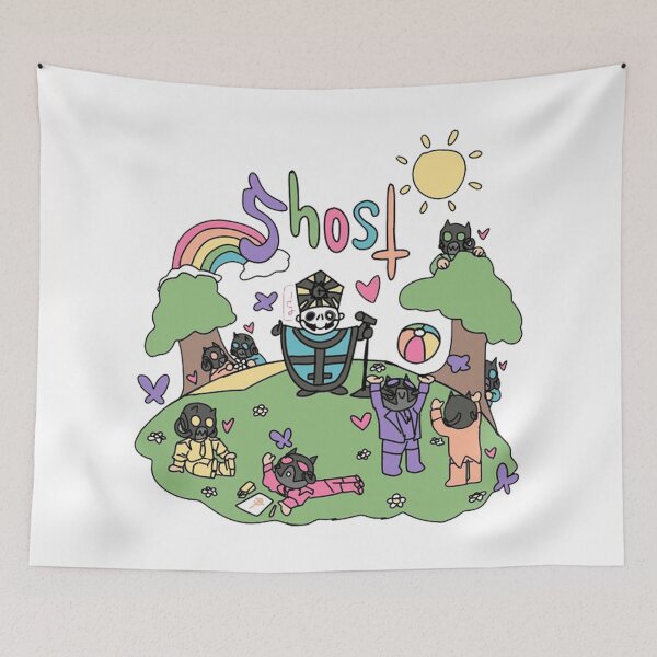 Item preview, ++++ ghost rock band design designed and sold by Suryaterang.