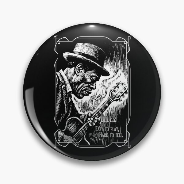 Item preview, A bluesman playing the blues designed and sold by Playa Angel.