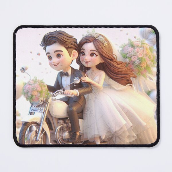 Item preview, Whimsical Bike Wedding: A Modern Love Story designed and sold by choder61.
