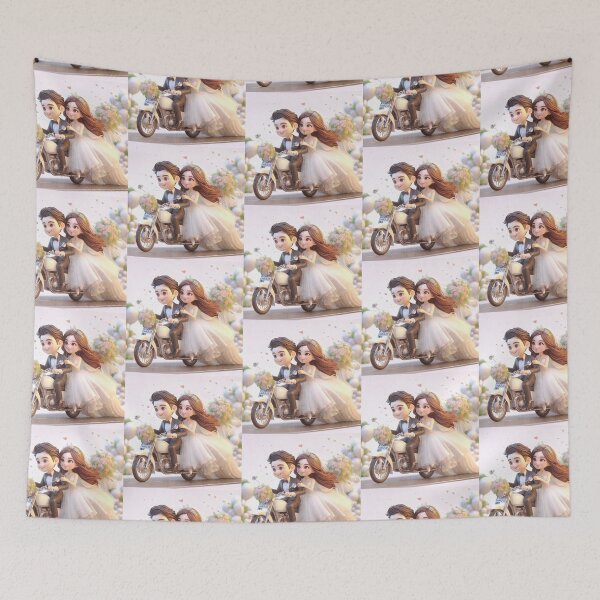 Item preview, Whimsical Bike Wedding: A Modern Love Story designed and sold by choder61.