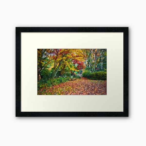 Item preview, An impressionist autumn scene designed and sold by Mrtweety.