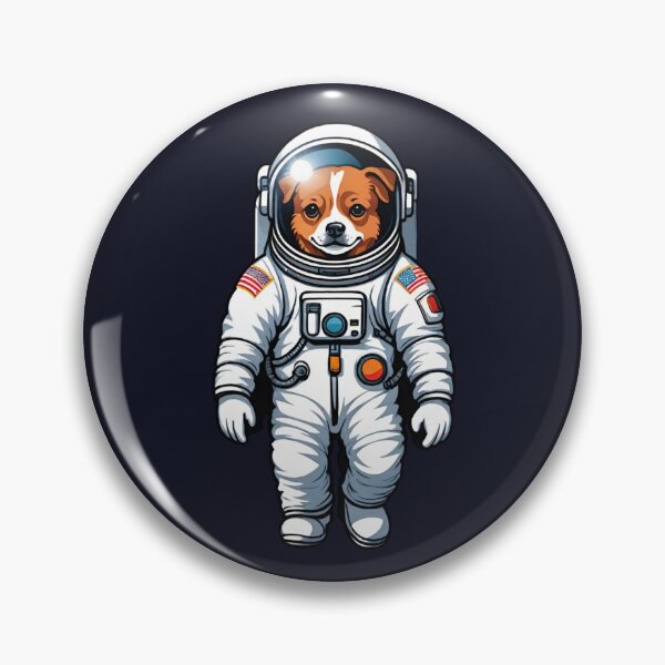 Item preview, Dogstronaut (#13) dog astronaut in space [Create a set!] designed and sold by SolidEarthArt.