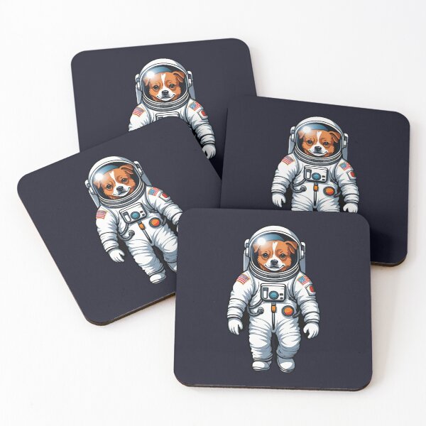 Item preview, Dogstronaut (#13) dog astronaut in space [Create a set!] designed and sold by SolidEarthArt.