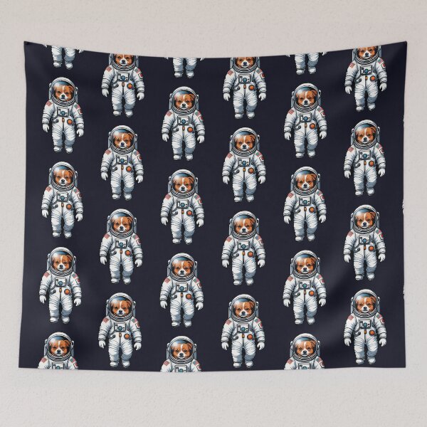 Item preview, Dogstronaut (#13) dog astronaut in space [Create a set!] designed and sold by SolidEarthArt.