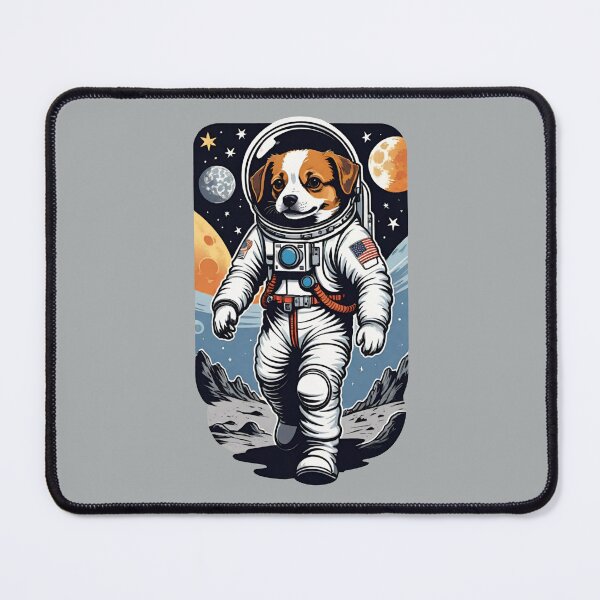 Item preview, Dogstronaut (#14) dog astronaut in space [Create a set!] designed and sold by SolidEarthArt.
