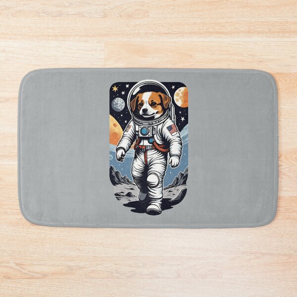 Item preview, Dogstronaut (#14) dog astronaut in space [Create a set!] designed and sold by SolidEarthArt.