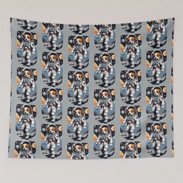 Item preview, Dogstronaut (#14) dog astronaut in space [Create a set!] designed and sold by SolidEarthArt.