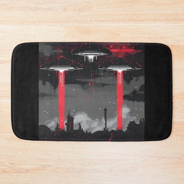 Item preview, Alien UFO Attack Pixel Art Retro designed and sold by redstar19.