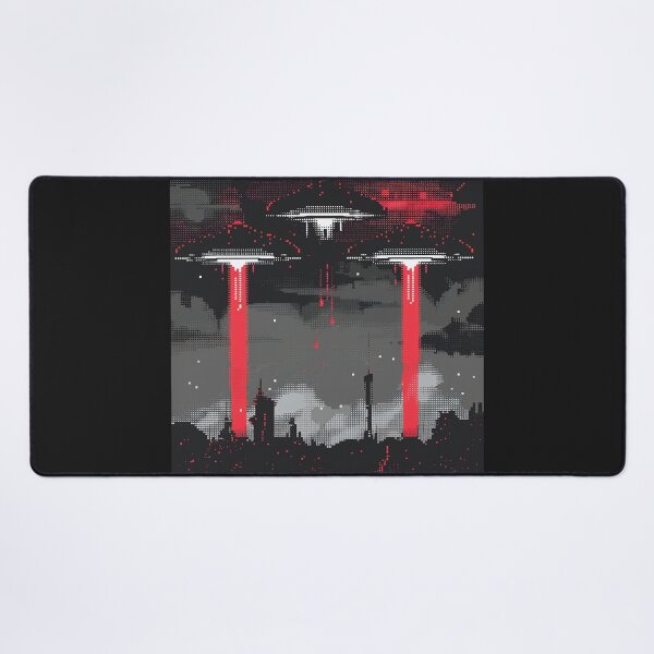 Item preview, Alien UFO Attack Pixel Art Retro designed and sold by redstar19.