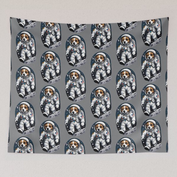 Item preview, Dogstronaut (#15) dog astronaut in space [Create a set!] designed and sold by SolidEarthArt.