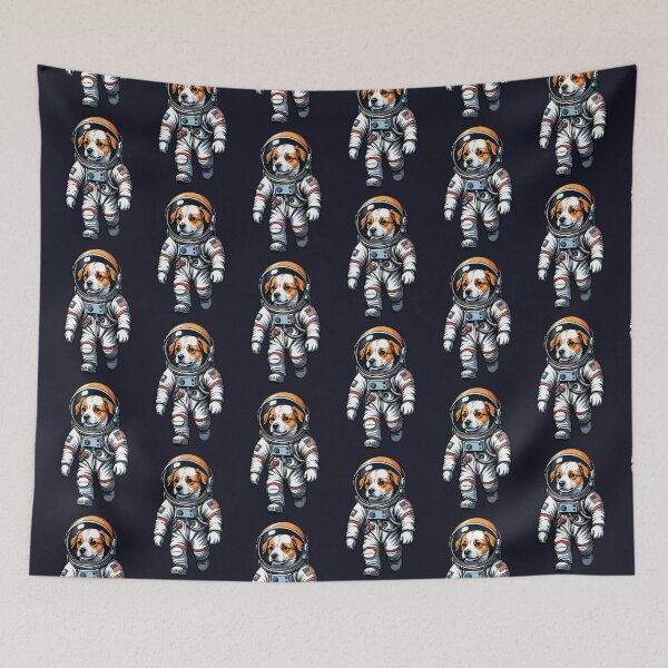 Item preview, Dogstronaut (#16) dog astronaut in space [Create a set!] designed and sold by SolidEarthArt.