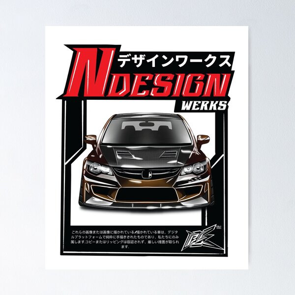 Civic Fd2 Posters for Sale | Redbubble