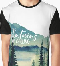The Mountains are Calling Graphic T-Shirt
