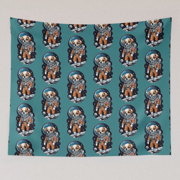 Item preview, Dogstronaut (#17) dog astronaut in space [Create a set!] designed and sold by SolidEarthArt.