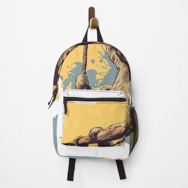 Item preview, friendly sloth hanging on a branch realistic graphics climbing bouldering designed and sold by Bouldershop.