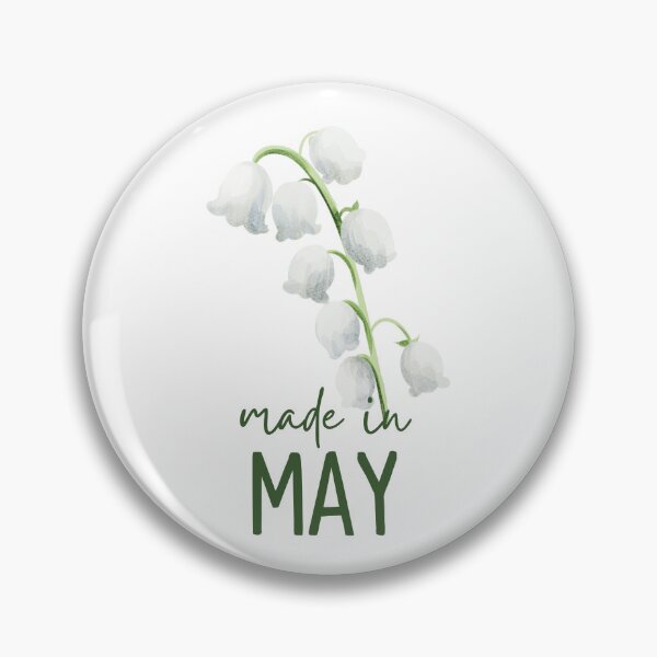 Item preview, Made in May, Lily of the Valley Birth Flower, May Birthday Gift designed and sold by lagunaklein.
