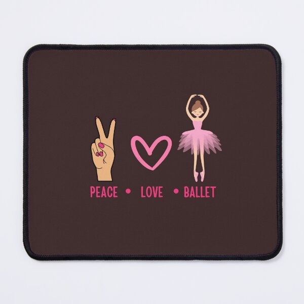 Item preview, Peace, love and ballet. designed and sold by BalletVioletta.
