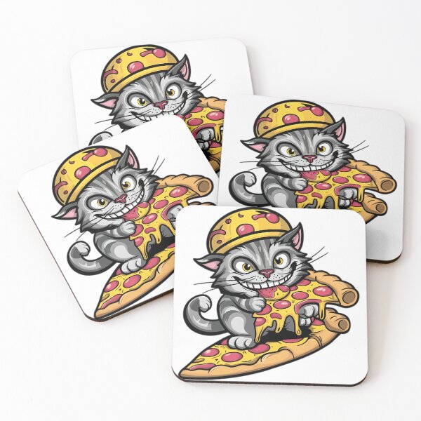Item preview, Cat with Pizza designed and sold by R3FDesign.