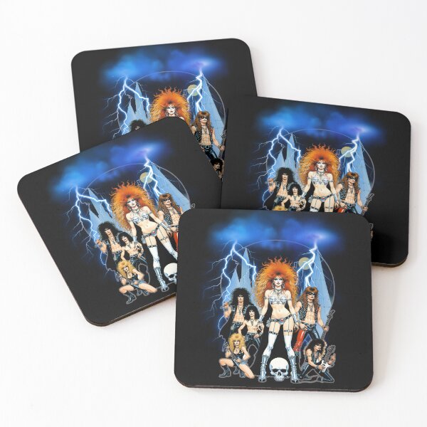 Item preview, Funny 80's Metal Band | Blue Lightning designed and sold by JackrabbitPub.