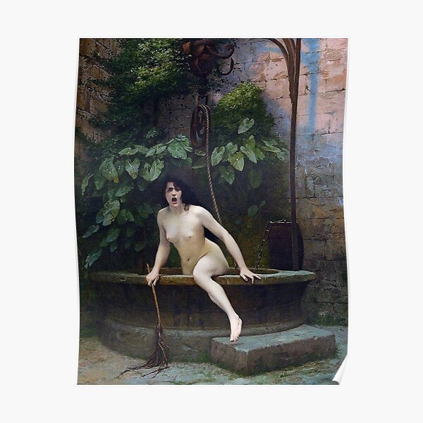 LA VERITE QUI VIENT DE SON BIEN A LA GUERRE - JEAN-LEON GEROME Poster