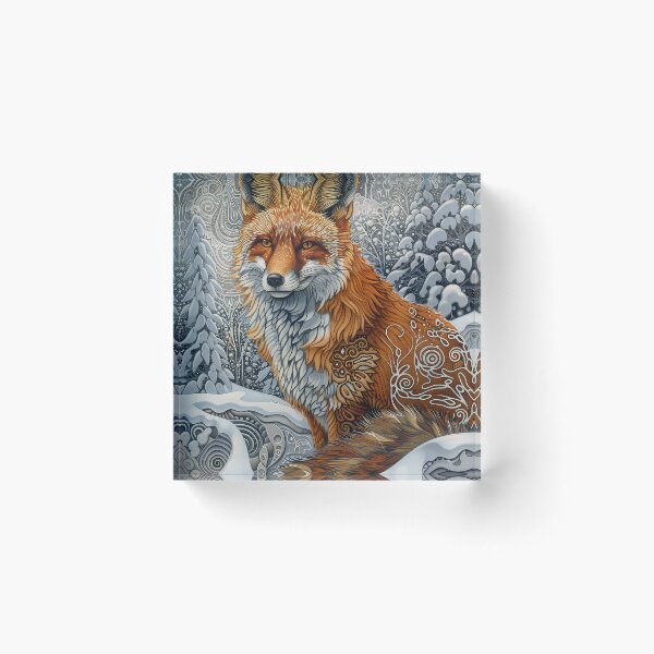 Item preview, Christmas Fox designed and sold by thewandswant.