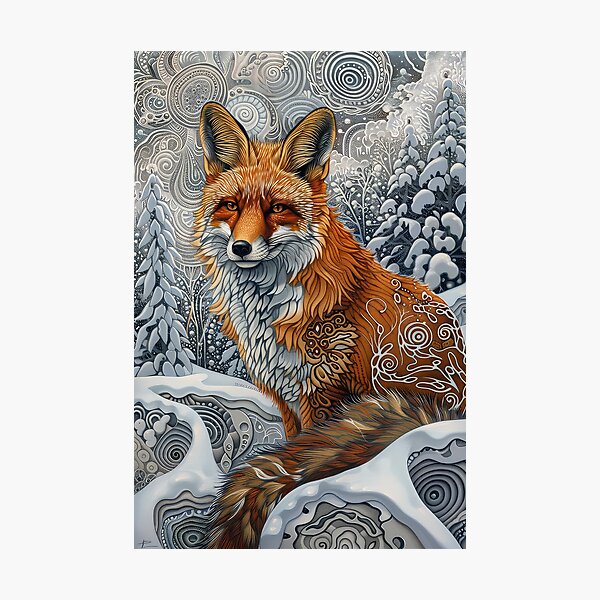Item preview, Christmas Fox designed and sold by thewandswant.