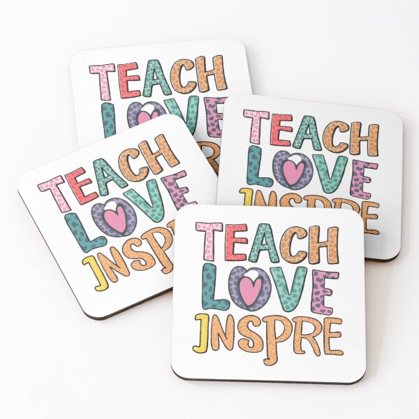 Item preview, Teach Love Inspire Leopard Back to School Cute Teacher designed and sold by SztylishDesigns.