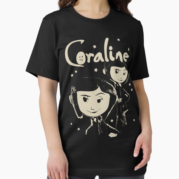 映画Coraline コララインとボタンの魔女　ムービーTシャツ黒ヴィンテージ Tシャツ 古着 Coraline コララインとボタンの魔女 映画