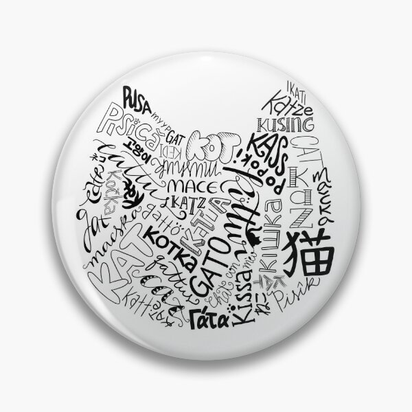 Item preview, Multilingual cat  designed and sold by Okashimai.