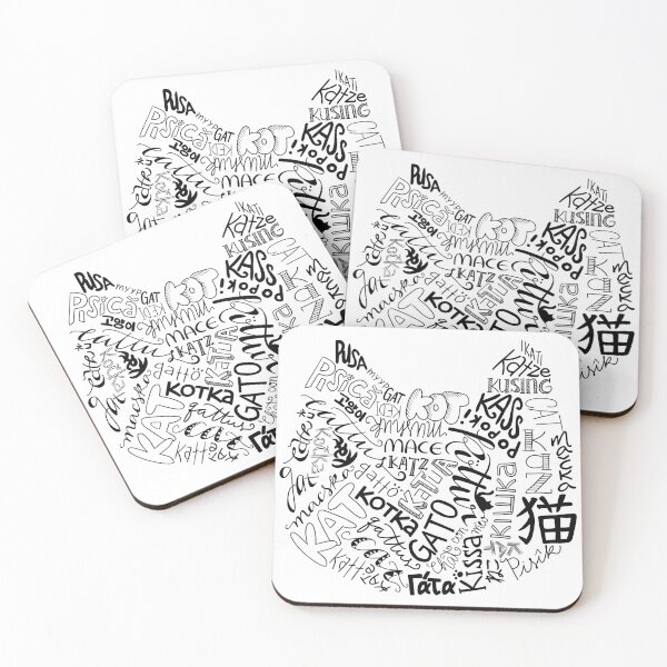 Item preview, Multilingual cat  designed and sold by Okashimai.