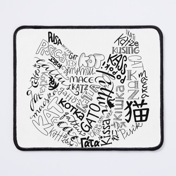 Item preview, Multilingual cat  designed and sold by Okashimai.