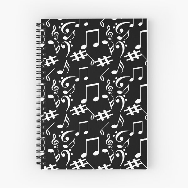 Item preview, Black Musical Notes Symbol Pattern designed and sold by PatternTitan.