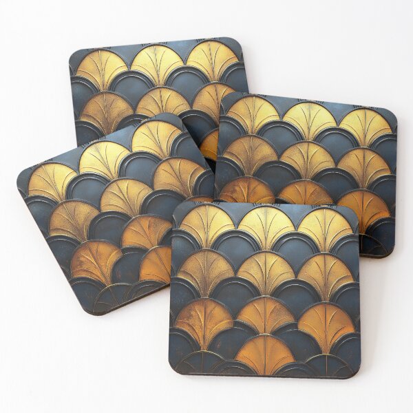 Item preview, Art Deco Gold designed and sold by ArtHouseNiklas.