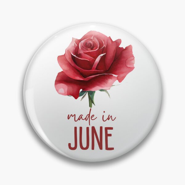 Item preview, Made in June, Rose Birth Flower, June Birthday Gift designed and sold by lagunaklein.