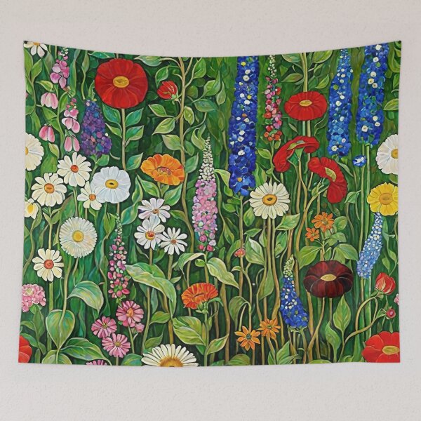 Item preview, Klimt Bauerngarten Flower Garden designed and sold by maniacfitness.