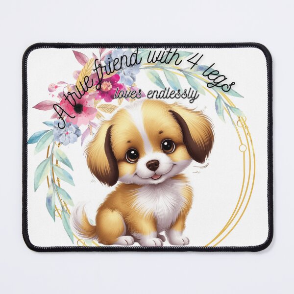 Item preview, A true friend with 4 legs  loves endlessly designed and sold by panatchakon lekpeth.